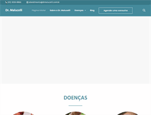 Tablet Screenshot of drmalucelli.com.br